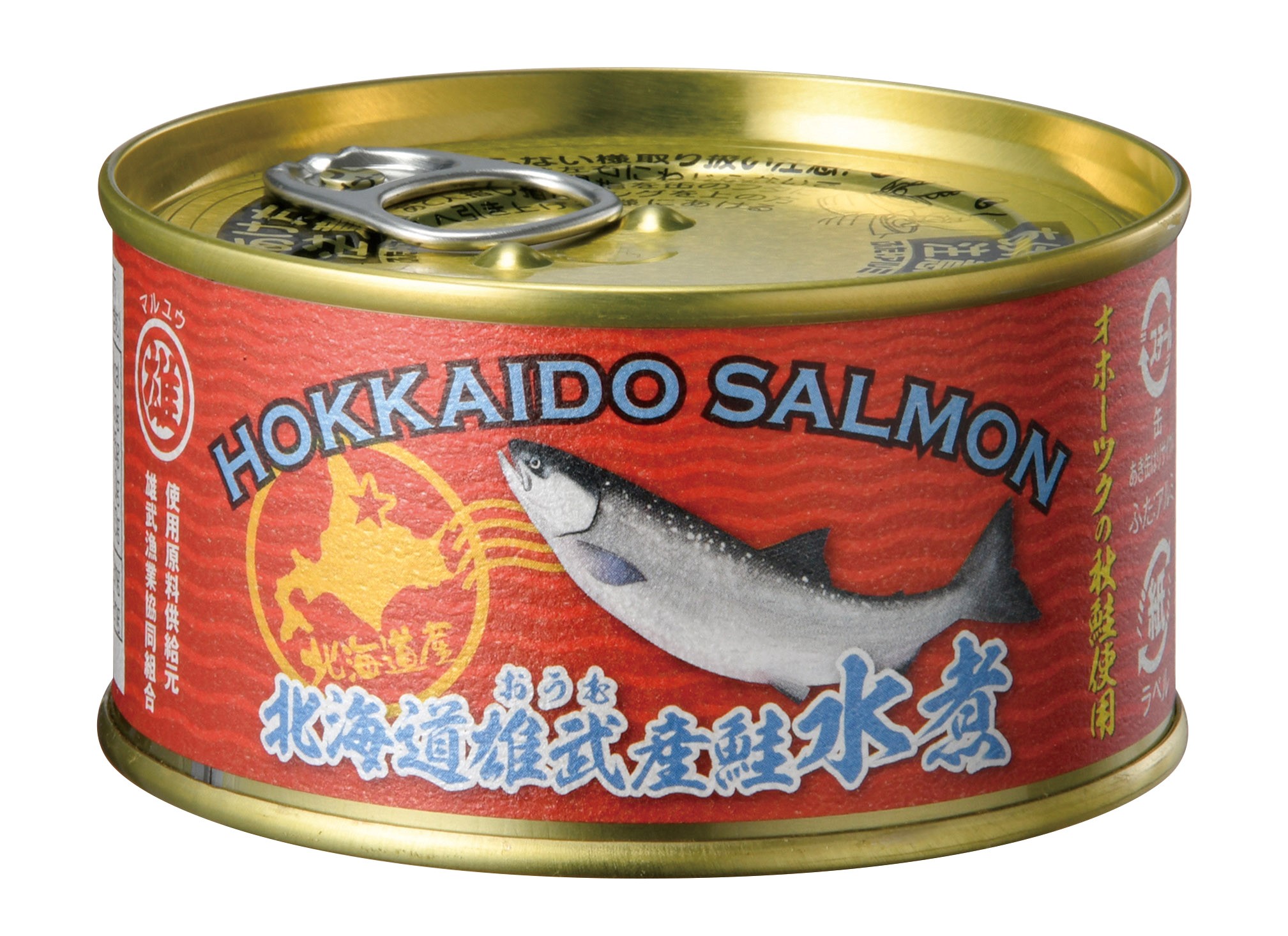 北海道雄武産鮭水煮